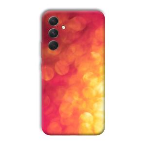 Red Orange Phone Customized Printed Back Cover for Samsung Galaxy A54 5G