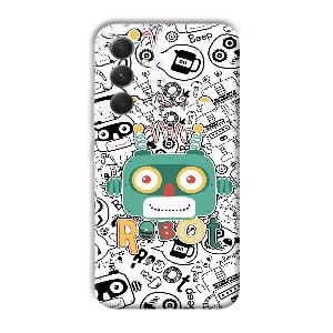 Animated Robot Phone Customized Printed Back Cover for Samsung Galaxy A54 5G
