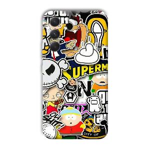Cartoons Phone Customized Printed Back Cover for Samsung Galaxy A54 5G