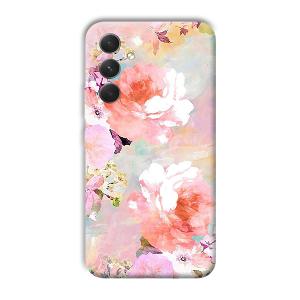 Floral Canvas Phone Customized Printed Back Cover for Samsung Galaxy A54 5G