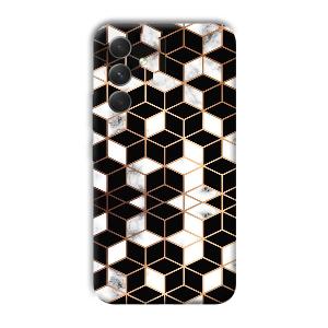 Black Cubes Phone Customized Printed Back Cover for Samsung Galaxy A54 5G