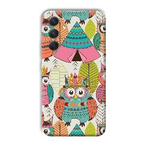 Fancy Owl Phone Customized Printed Back Cover for Samsung Galaxy A54 5G