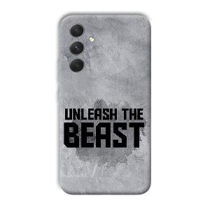 Unleash The Beast Phone Customized Printed Back Cover for Samsung Galaxy A54 5G