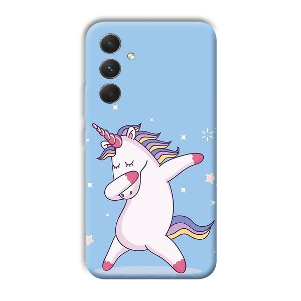 Unicorn Dab Phone Customized Printed Back Cover for Samsung Galaxy A54 5G