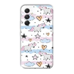 Unicorn Pattern Phone Customized Printed Back Cover for Samsung Galaxy A54 5G