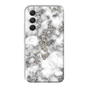 Grey White Design Phone Customized Printed Back Cover for Samsung Galaxy A54 5G