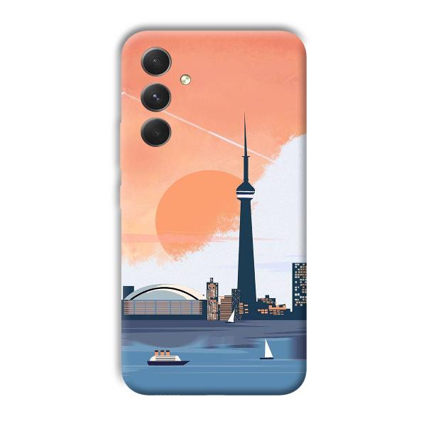 City Design Phone Customized Printed Back Cover for Samsung Galaxy A54 5G