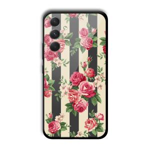 Wall of Flowers Customized Printed Glass Back Cover for Samsung Galaxy A54 5G