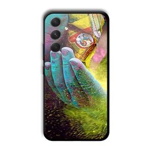 Festival of Colors Customized Printed Glass Back Cover for Samsung Galaxy A54 5G