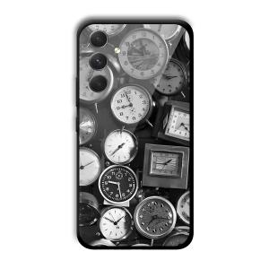 Alarm Clocks Customized Printed Glass Back Cover for Samsung Galaxy A54 5G