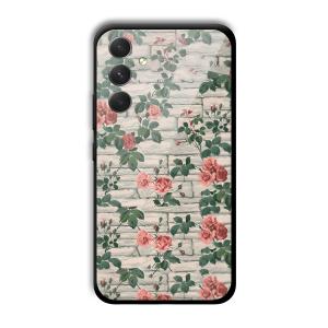 Flowers Customized Printed Glass Back Cover for Samsung Galaxy A54 5G