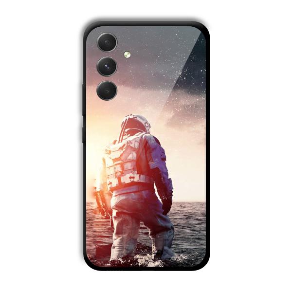 Interstellar Traveller Customized Printed Glass Back Cover for Samsung Galaxy A54 5G