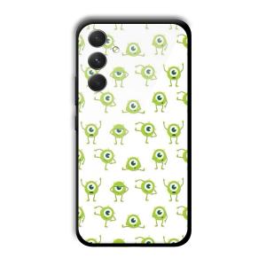 Green Eyes Customized Printed Glass Back Cover for Samsung Galaxy A54 5G