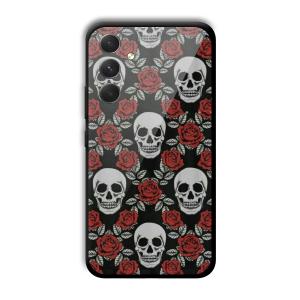 Red Skull Customized Printed Glass Back Cover for Samsung Galaxy A54 5G