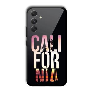 California Customized Printed Glass Back Cover for Samsung Galaxy A54 5G