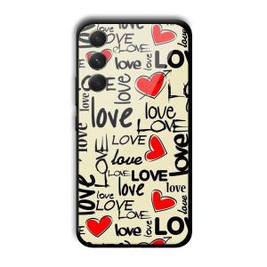 Love Customized Printed Glass Back Cover for Samsung Galaxy A54 5G