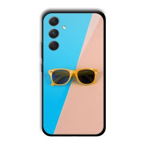 Cool Sunglasses Customized Printed Glass Back Cover for Samsung Galaxy A54 5G