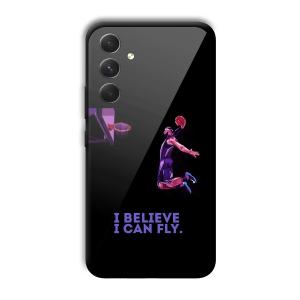 I Believe Customized Printed Glass Back Cover for Samsung Galaxy A54 5G