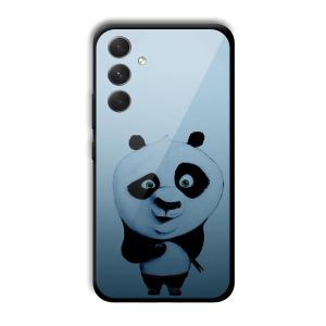 Cute Panda Customized Printed Glass Back Cover for Samsung Galaxy A54 5G