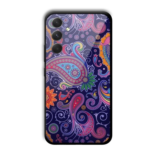 Purple Art Customized Printed Glass Back Cover for Samsung Galaxy A54 5G