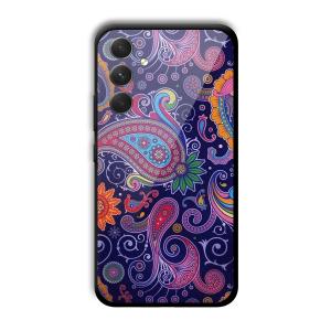 Purple Art Customized Printed Glass Back Cover for Samsung Galaxy A54 5G