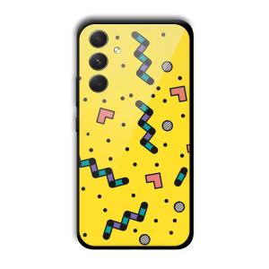 Yellow Game Customized Printed Glass Back Cover for Samsung Galaxy A54 5G