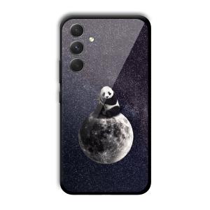 Astronaut Panda Customized Printed Glass Back Cover for Samsung Galaxy A54 5G