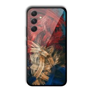 Painted Frame Customized Printed Glass Back Cover for Samsung Galaxy A54 5G