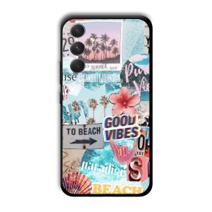 To the Beach Customized Printed Glass Back Cover for Samsung Galaxy A54 5G