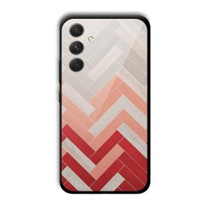 Light Red Customized Printed Glass Back Cover for Samsung Galaxy A54 5G