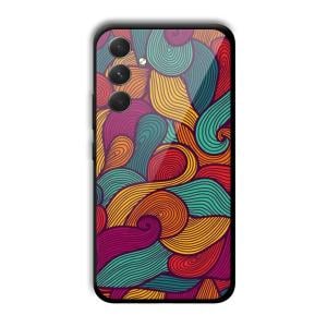 Curved Colors Customized Printed Glass Back Cover for Samsung Galaxy A54 5G