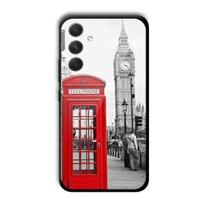 Telephone Retro Customized Printed Glass Back Cover for Samsung Galaxy A54 5G