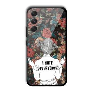 I Hate Everyone Customized Printed Glass Back Cover for Samsung Galaxy A54 5G