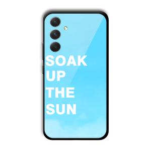 Soak Up The Sun Customized Printed Glass Back Cover for Samsung Galaxy A54 5G