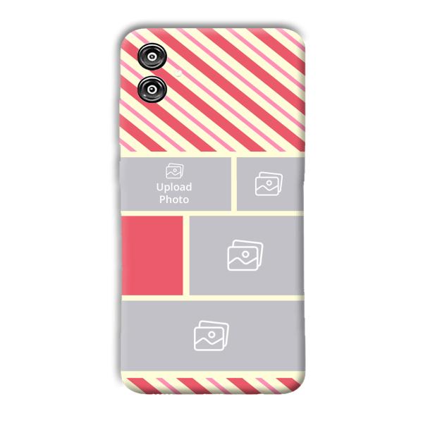 Diagnol Frame Customized Printed Back Cover for Samsung Galaxy F04