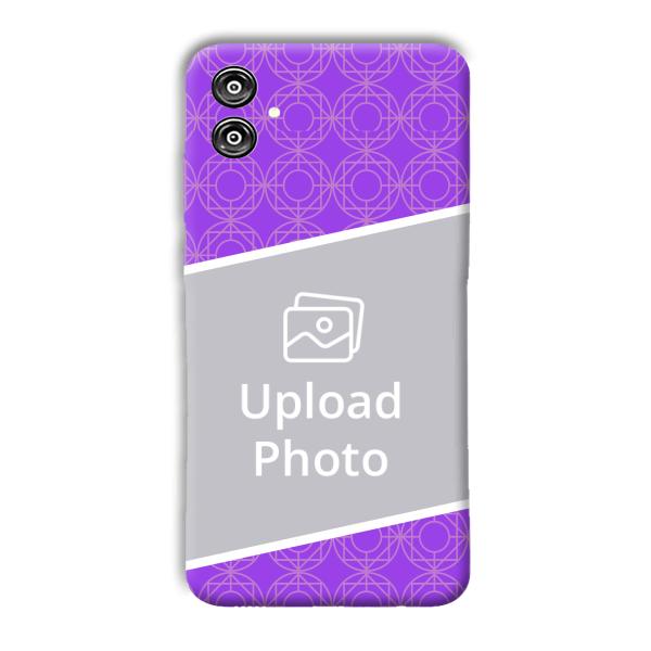 Purple Design Customized Printed Back Cover for Samsung Galaxy F04
