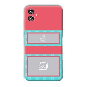 Blue Pink Customized Printed Back Cover for Samsung Galaxy F04