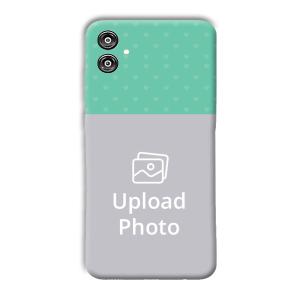 Green Hearts Customized Printed Back Cover for Samsung Galaxy F04