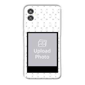 White Background  Customized Printed Back Cover for Samsung Galaxy F04