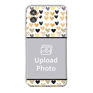Small Hearts Customized Printed Back Cover for Samsung Galaxy F04