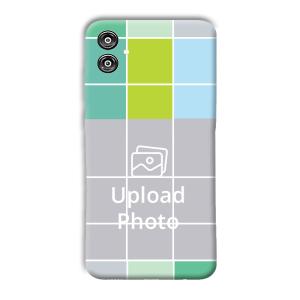 Grid Customized Printed Back Cover for Samsung Galaxy F04
