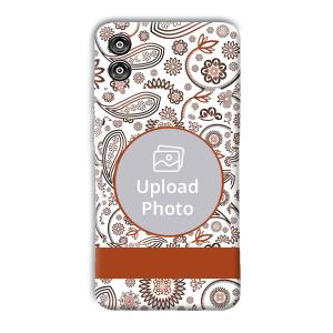Henna Art Customized Printed Back Cover for Samsung Galaxy F04