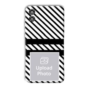 White Black Customized Printed Back Cover for Samsung Galaxy F04