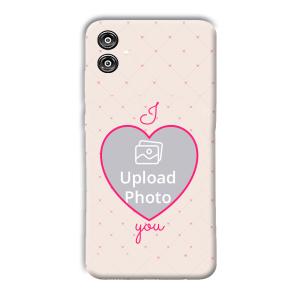 I Love You Customized Printed Back Cover for Samsung Galaxy F04