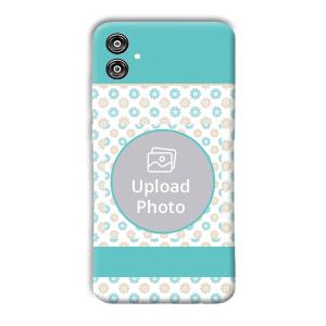Blue Flowers Customized Printed Back Cover for Samsung Galaxy F04