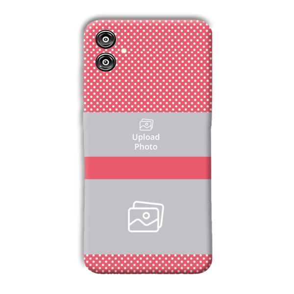 Pink Polka Customized Printed Back Cover for Samsung Galaxy F04