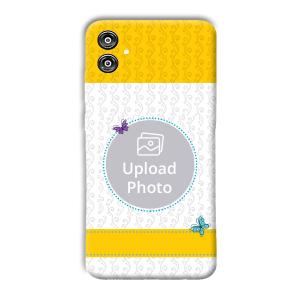 Butterflies & Yellow Customized Printed Back Cover for Samsung Galaxy F04