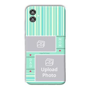 Mom Dad Customized Printed Back Cover for Samsung Galaxy F04