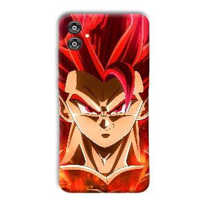 Goku Design Phone Customized Printed Back Cover for Samsung Galaxy F04