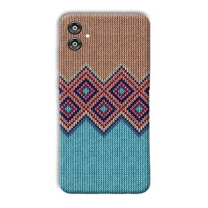 Fabric Design Phone Customized Printed Back Cover for Samsung Galaxy F04